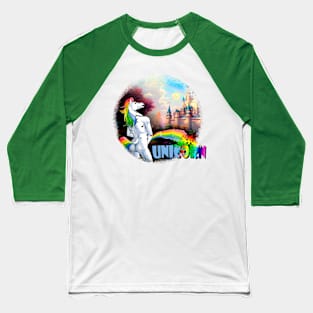 Bad unicorn Baseball T-Shirt